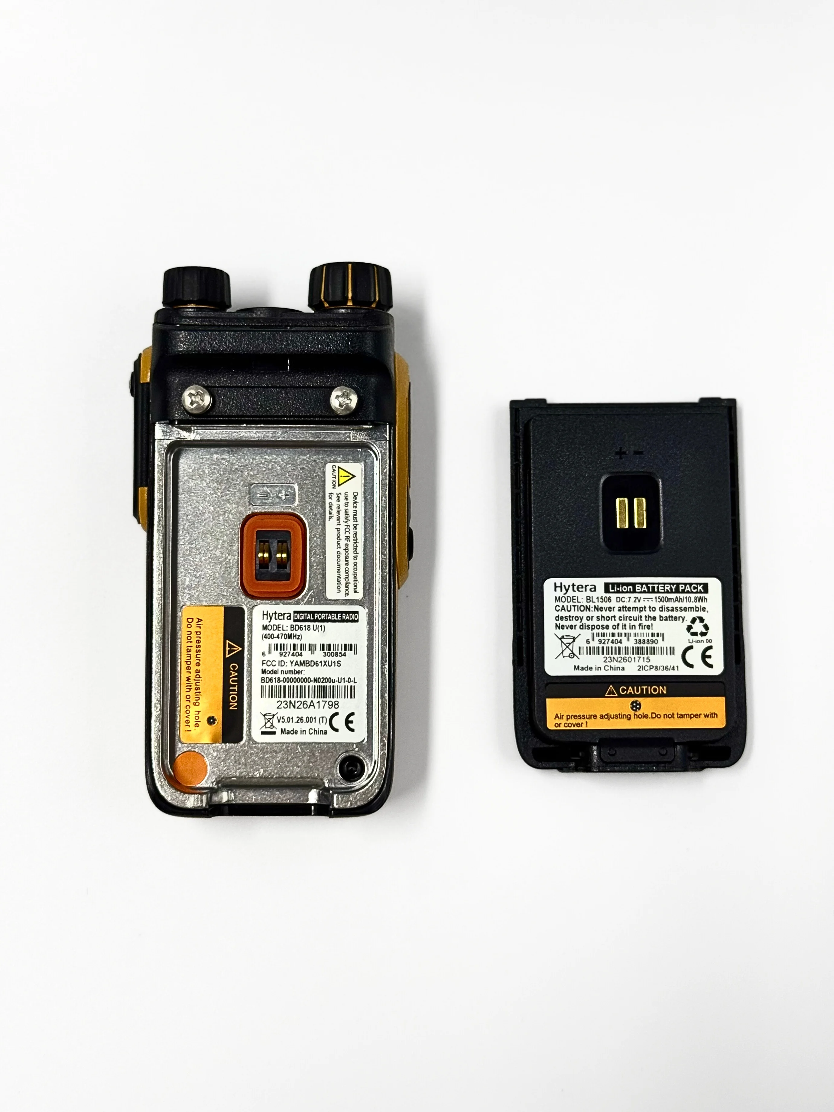 Hytera BD618 detail view